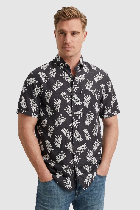 Vanguard short sleeve shirt printed tencel